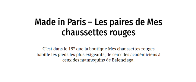 MCR, l'Académie française et Balenciaga par Le Point