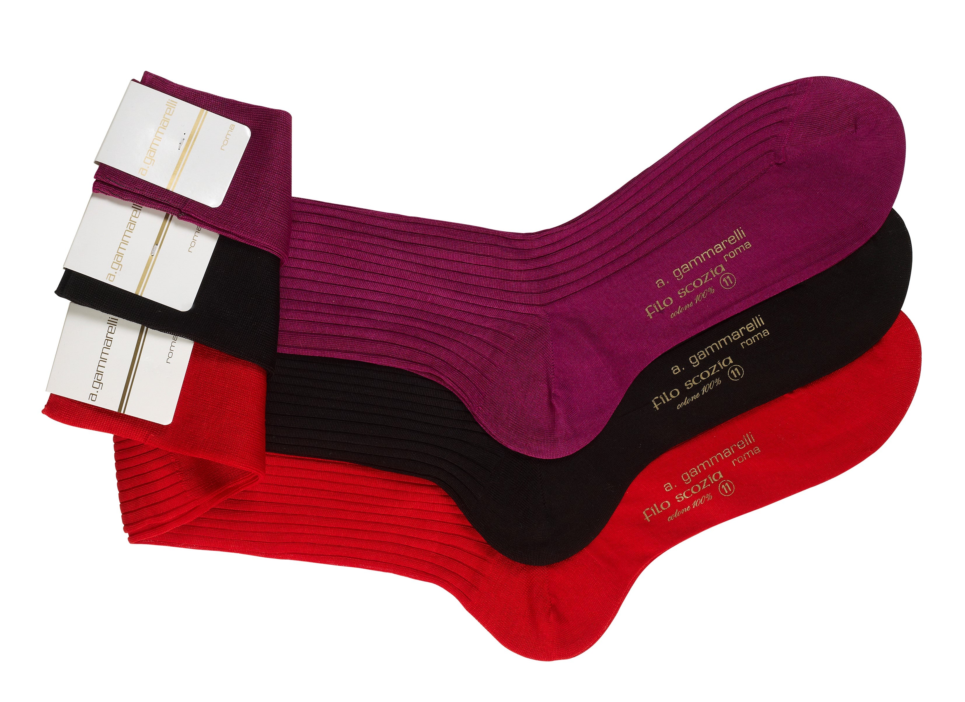 Les chaussettes hautes ou mi-bas