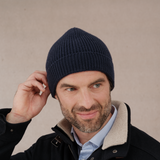 Bleu marine - 100% Cachemire