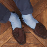 Azul cielo y gris - Yarn of Scotland