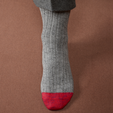 Gris & Rouge - Color Block - Coton