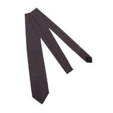 Floral Tie - Brown & Blue - Silk