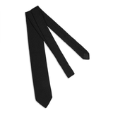 Black grenadine tie - Silk