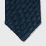 Midnight blue silk tie