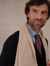 Écharpe 100% Cachemire - Beige clair