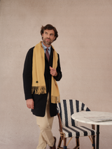 Écharpe 100% Cachemire - Jaune