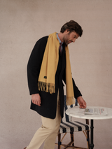 Écharpe 100% Cachemire - Jaune