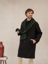 Écharpe 100% Cachemire - Vert Académie
