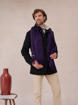100% Cashmere Scarf - Intense Purple