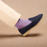 Bleu ciel & Framboise - Fil d'Écosse