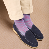 Bleu ciel & Framboise - Fil d'Écosse