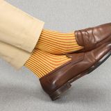 Yellow & Red - Cotton Lisle