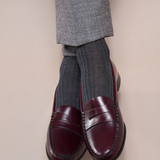 Anthracite Grey - Cotton lisle