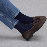 Bleu marine - Laine & Cachemire