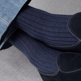 Bleu acier - Super-solide fil d'Écosse