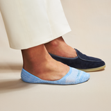 Bleu ciel - Mocassin