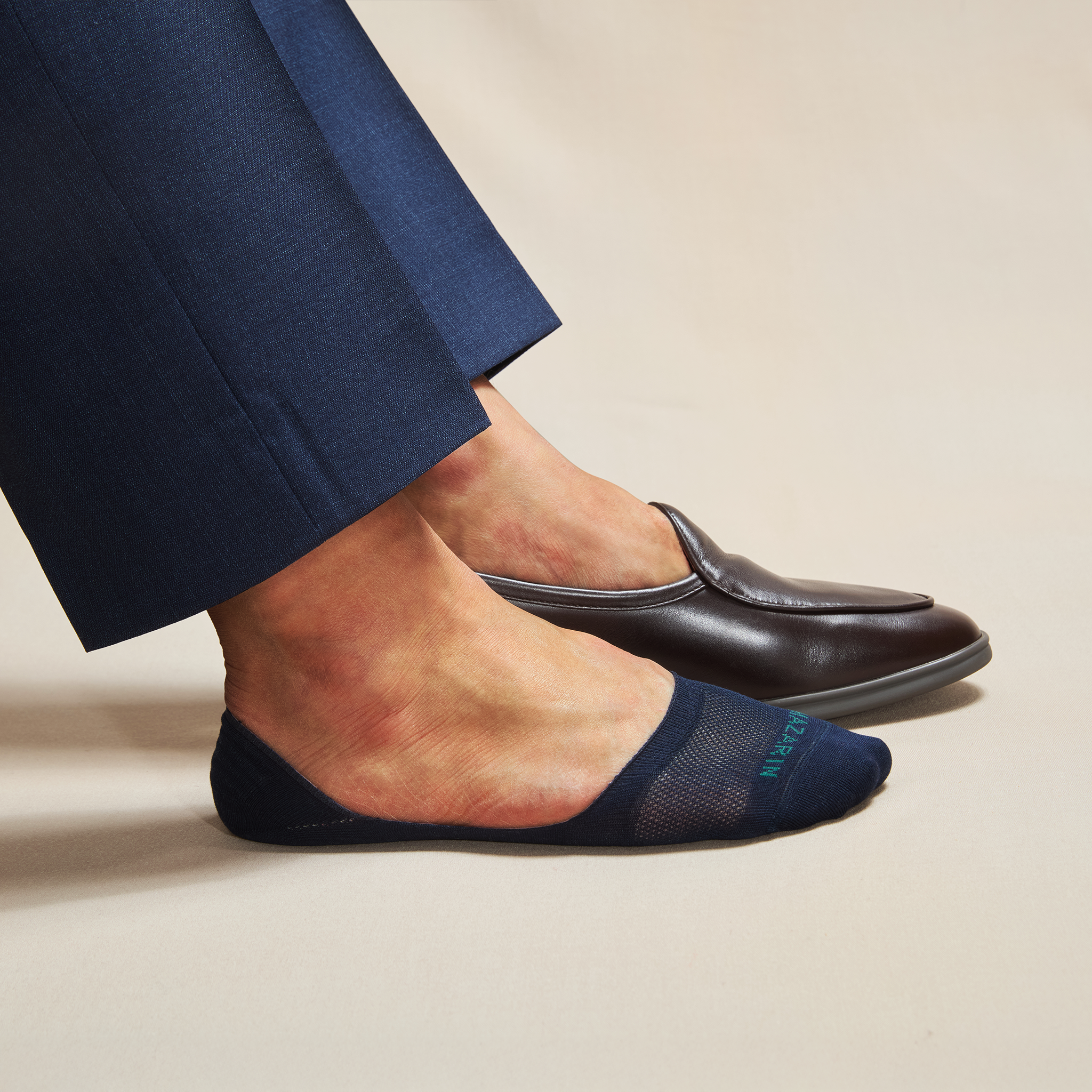 Bleu marine - Mocassin