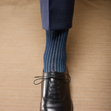 Azul marino & Azul - Hilo de Escocia