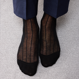 Black with Stripes - Cotton Veil