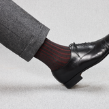 グレー&ボルドー - スーパーソリッドスコティッシュヤーン