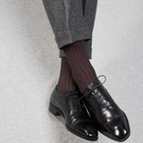 グレー&ボルドー - スーパーソリッドスコティッシュヤーン