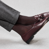 Gris & Bordeaux - Super-solide fil d'Écosse