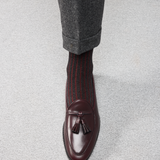 Gris & Bordeaux - Super-solide fil d'Écosse