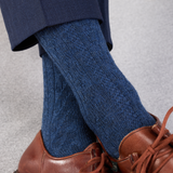 Bleu acier - Torsades - Super-solide Laine