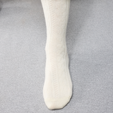 Blanc crème - Torsades - Super-solide Laine