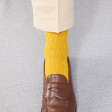 Jaune maïs - Torsades - Super-solide Laine