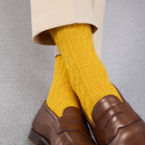 Jaune maïs - Torsades - Super-solide Laine