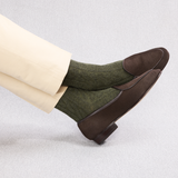 Vert kaki - Torsades - Super-solide Laine