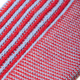 Bleu ciel & Rouge - Rayures Transat - Coton