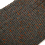 Khakigrün & Orange – Color Block – Baumwolle