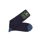 Bleu marine & Bleu acier - Color Block - Coton