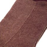 ボルドー&ベージュ - キャビア - スーパーソリッドスコティッシュヤーン