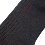 グレー&ボルドー - スーパーソリッドスコティッシュヤーン