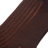 Brown & Orange - Super-solid Cotton lisle