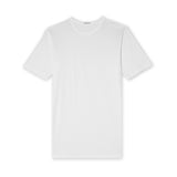 Camiseta de cuello redondo - Blanco - Algodón