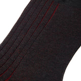 Gris & Bordeaux - Super-solide fil d'Écosse