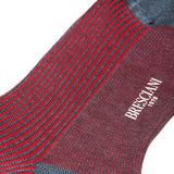 Denim & Rouge - Rayures transat - Fil d'Écosse