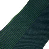 Blue & Green - Deckchair stripes - Cotton Lisle