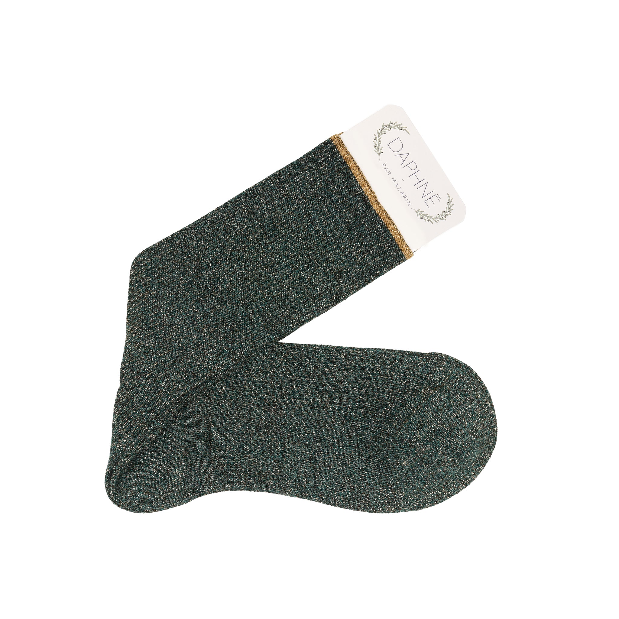 Vert foncé - Doré - Coton