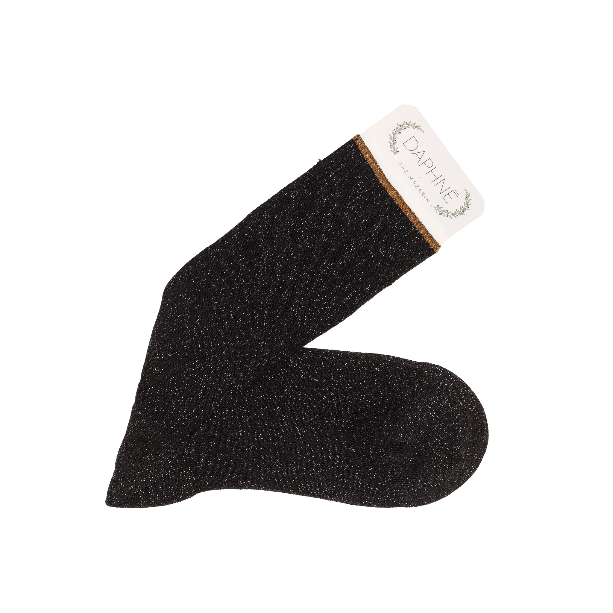 Noir - Argenté - Coton