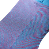 Bleu ciel & framboise - Caviar - Fil d'Écosse