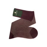 Bordeaux & beige - Caviar - Fil d'Écosse