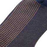 Nuit & Noisette - Hahnentritt - Superfestes Fil d'Écosse Baumwolle