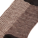 Marron & Beige - Pied-de-poule - Lin - Mazarin X Scavini