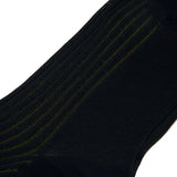 Navy blue and Khaki - Cotton lisle