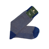 Bleu moyen & Sable - Caviar - Super-solide fil d'Écosse